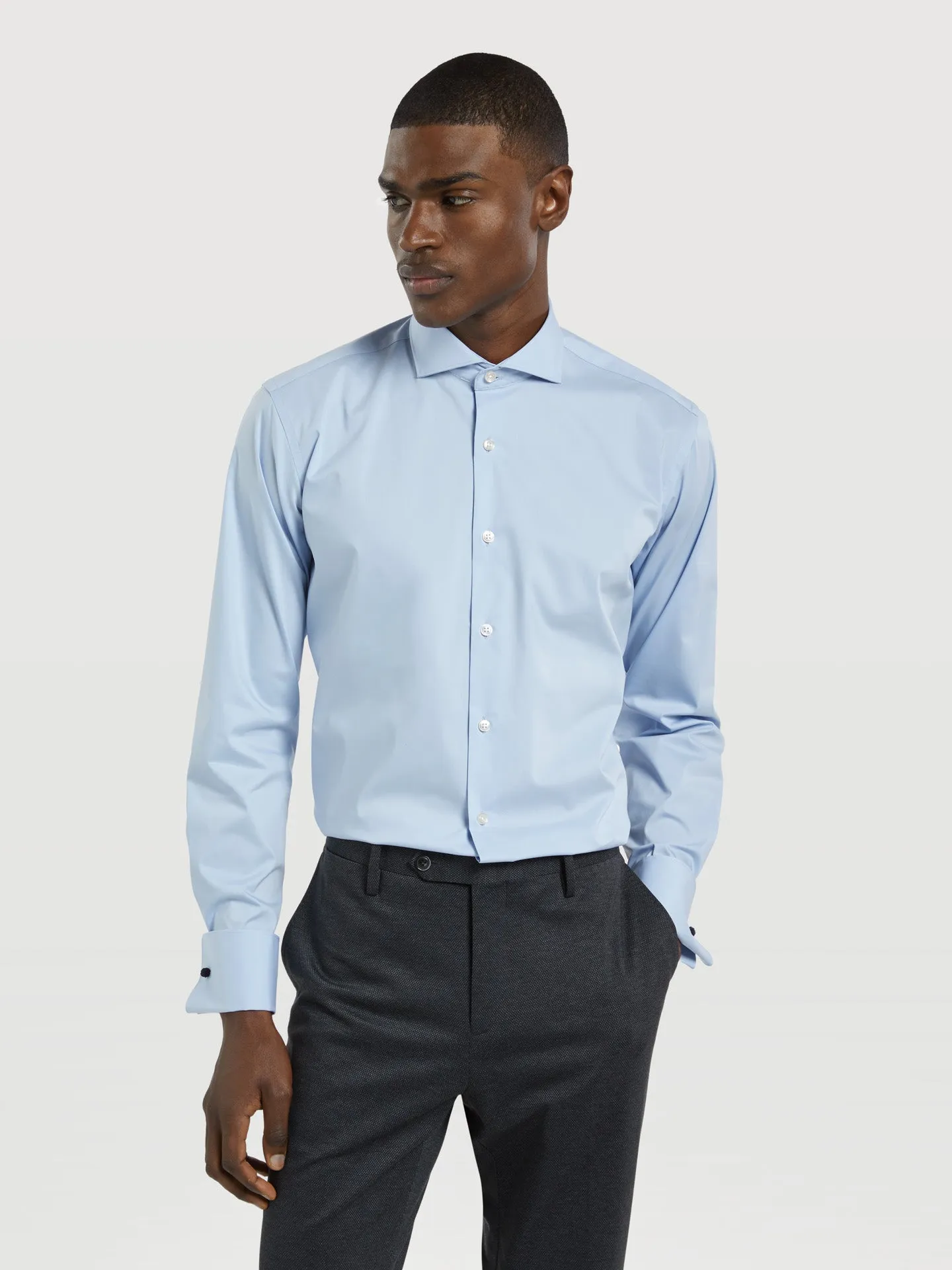 Slim Fit K-Easy Poplin Poplin Comfort Formal Shirt