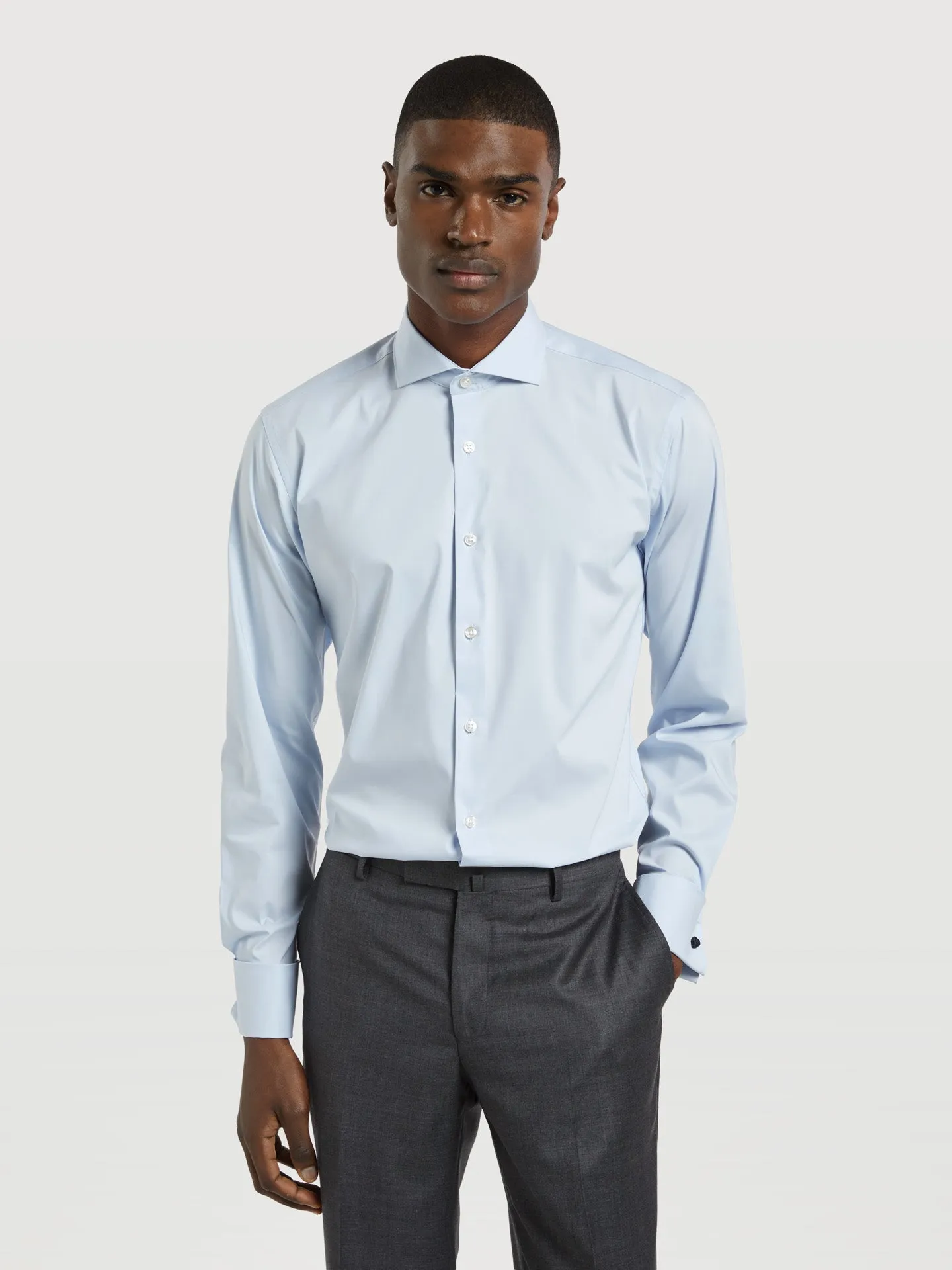Slim Fit K-Easy Poplin Poplin Comfort Formal Shirt