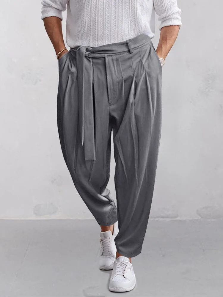 Stylish Harem Pants with Belt