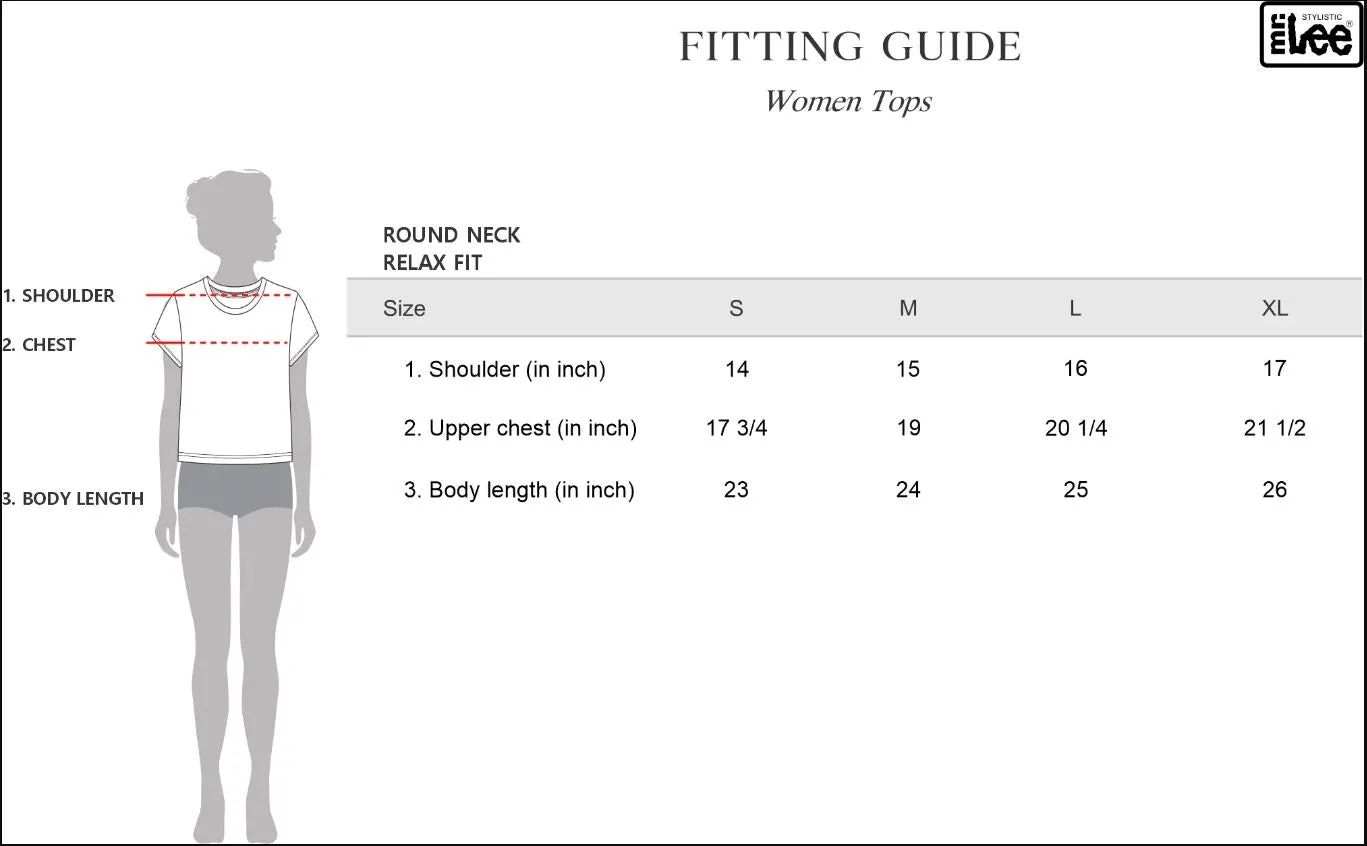 Stylistic Mr. Lee Ladies Basic Tees Round Neck for Women Trendy Fashion High Quality Apparel Comfortable Casual Top for Women Relaxed Fit 144128-U (Gray)