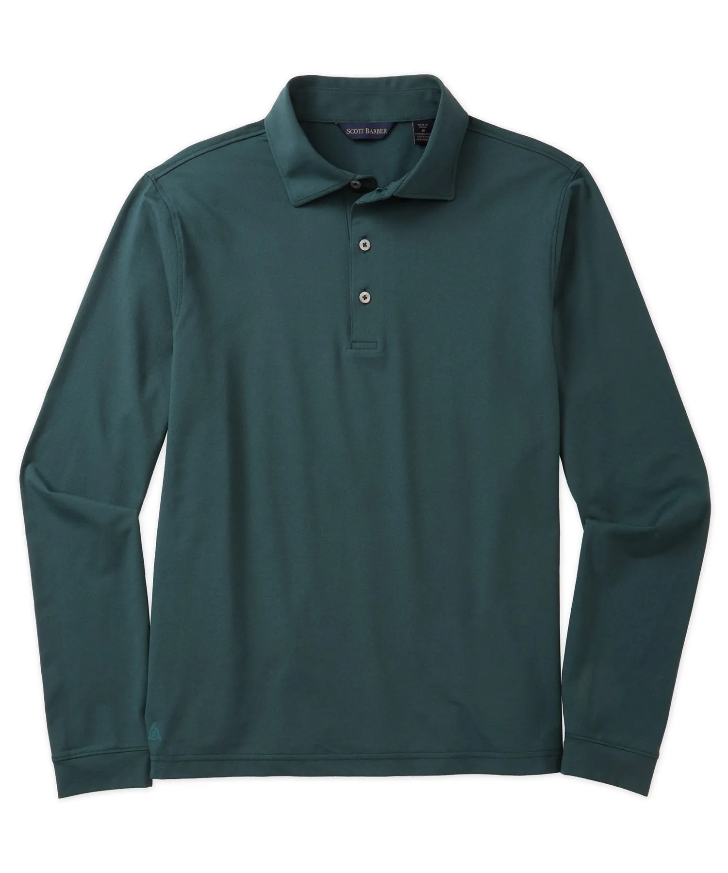 Tech Jersey Long-Sleeve Polo Shirt