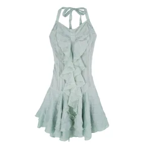 TODAMU® women's American retro fresh and sweet suspender dress
