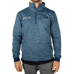 Under Armour Wrestling Navy Armour Fleece 1/2 Zip