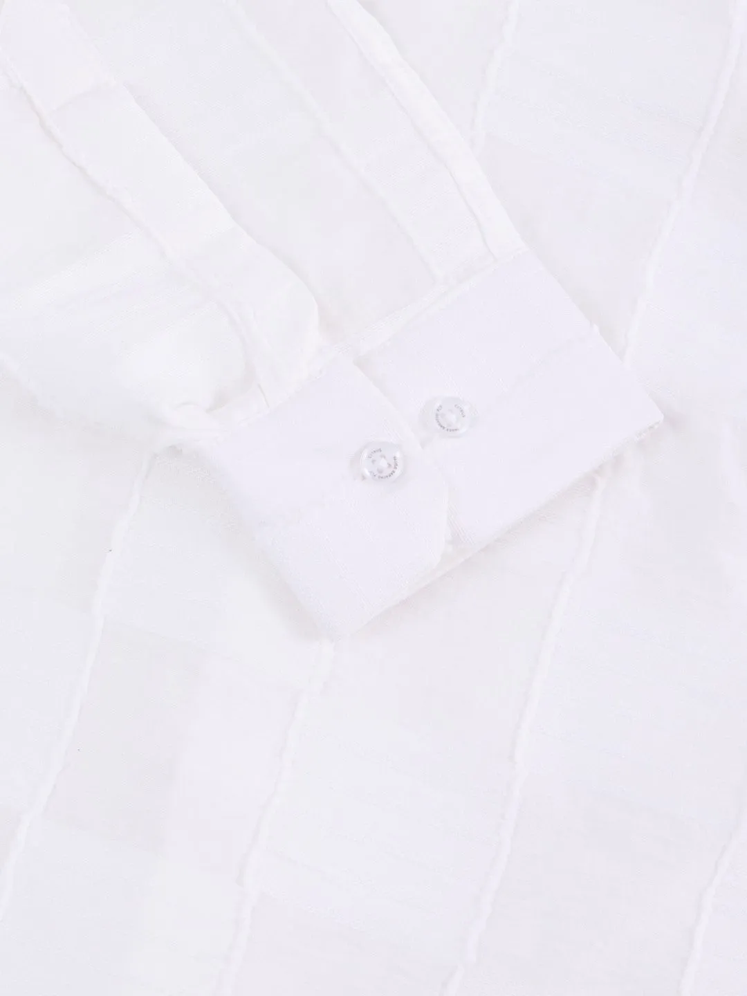 White Plain Slim Fit Shirt