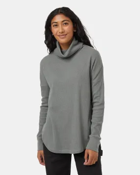Women's TreeWaffle Turtleneck Long Sleeve Top