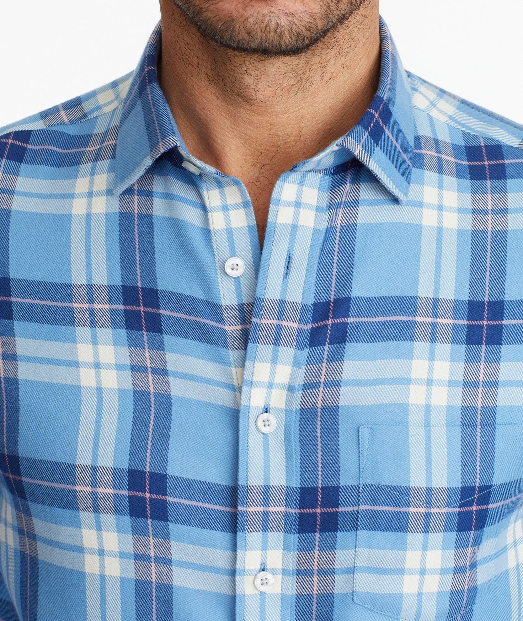 Wrinkle-Free Brushed Cotton Arrowood Shirt - FINAL SALE